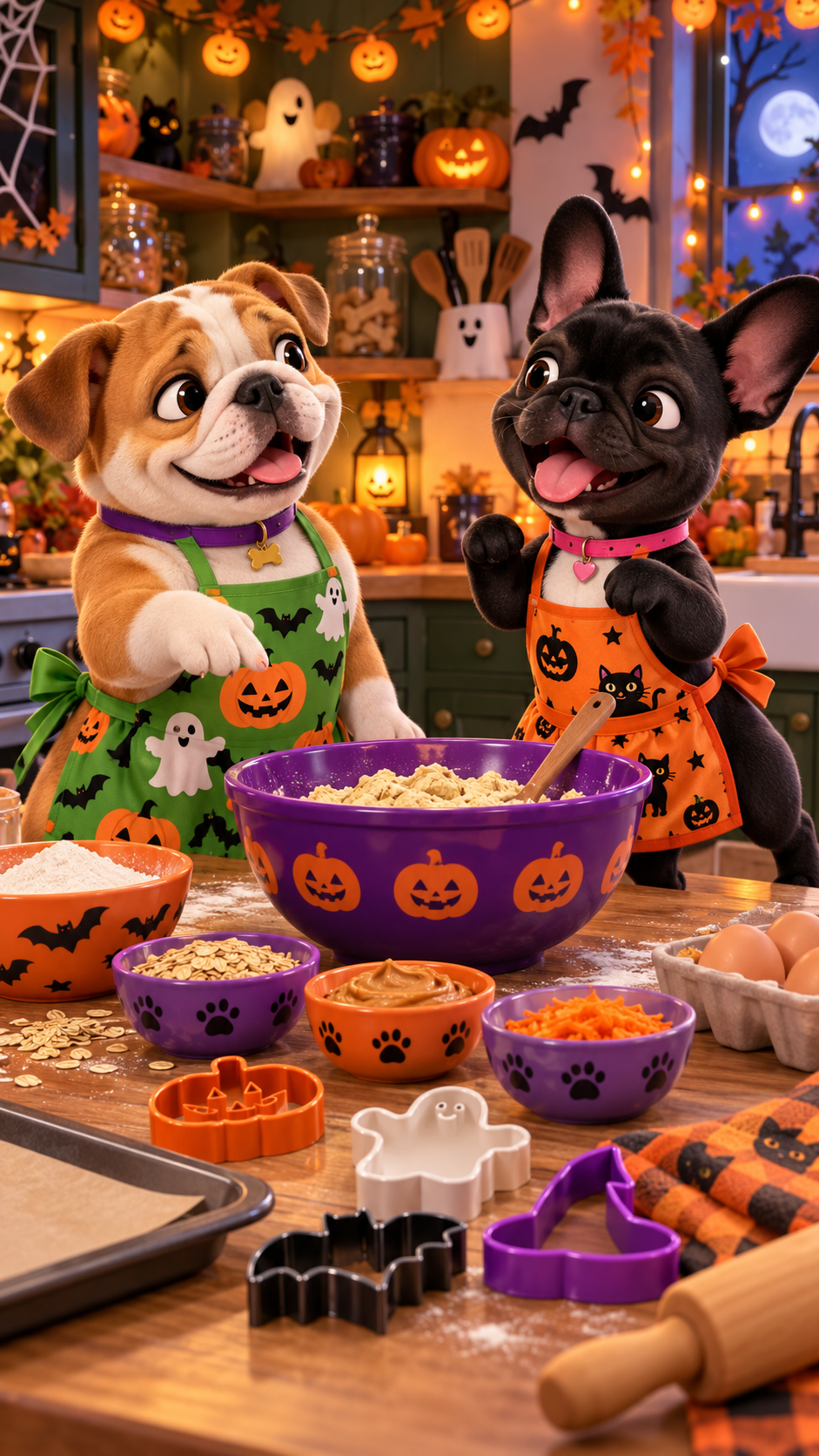 Baking Cookies with Layla & Nancy: A Sweet, Spooky Adventure!