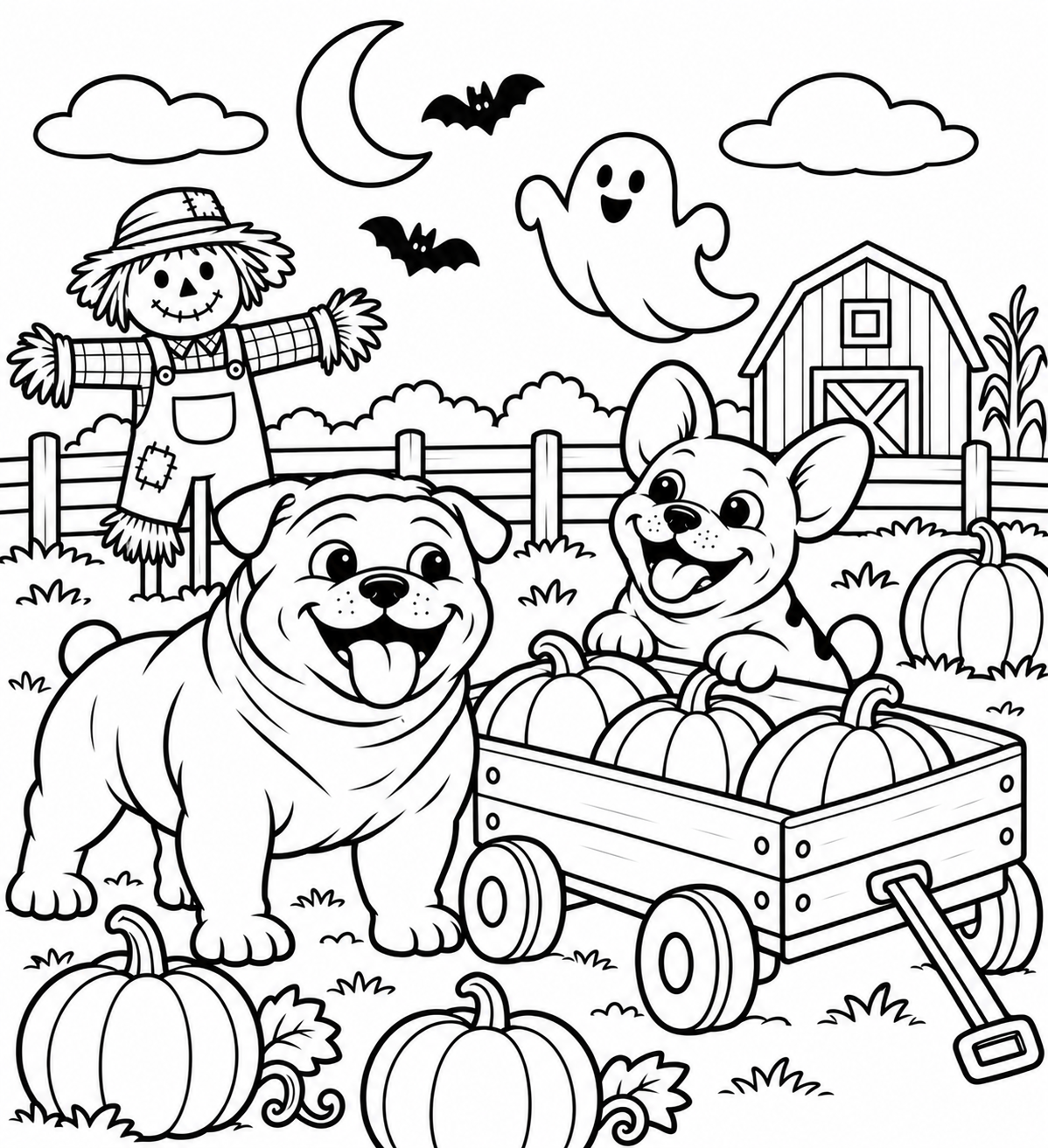 Layla & Nancy's Spooktacular Fall Adventures Coloring Book