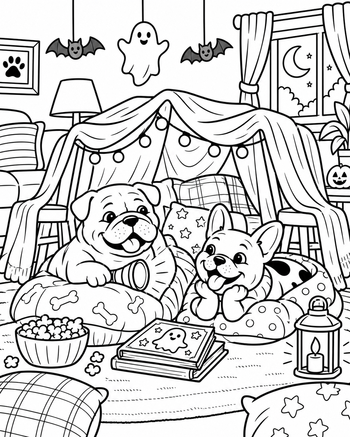 Layla & Nancy's Spooktacular Fall Adventures Coloring Book